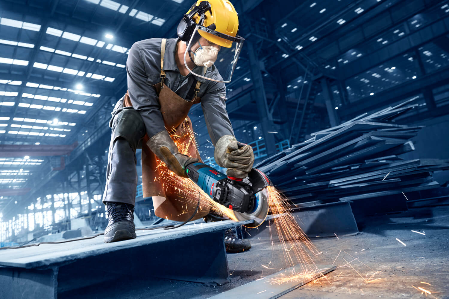 duża szlifierka kątowa Bosch 230 mm profesjonalna